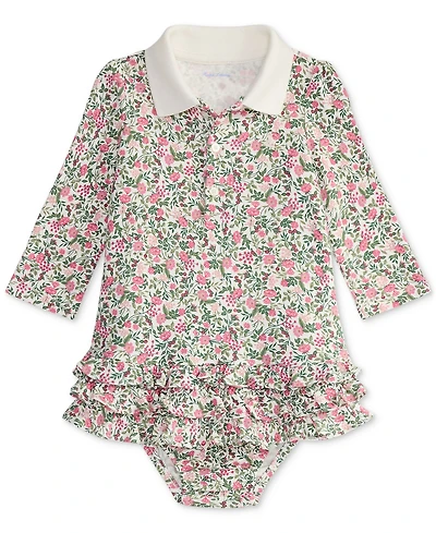 Polo Ralph Lauren Baby Girls Ruffled Floral Dress