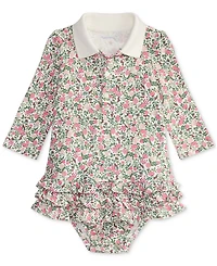 Polo Ralph Lauren Baby Girls Ruffled Floral Dress