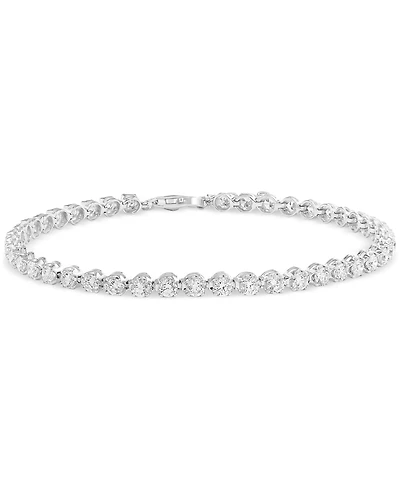 Effy Lab Grown Diamond Tennis Bracelet (3 ct. t.w.) in 14k White Gold