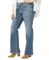 Silver Jeans Co. Plus Suki Mid Rise Curvy Fit Slim Bootcut