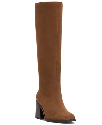 Vince Camuto Women's Sangeti Snip-Toe Block-Heel Knee-High Boots