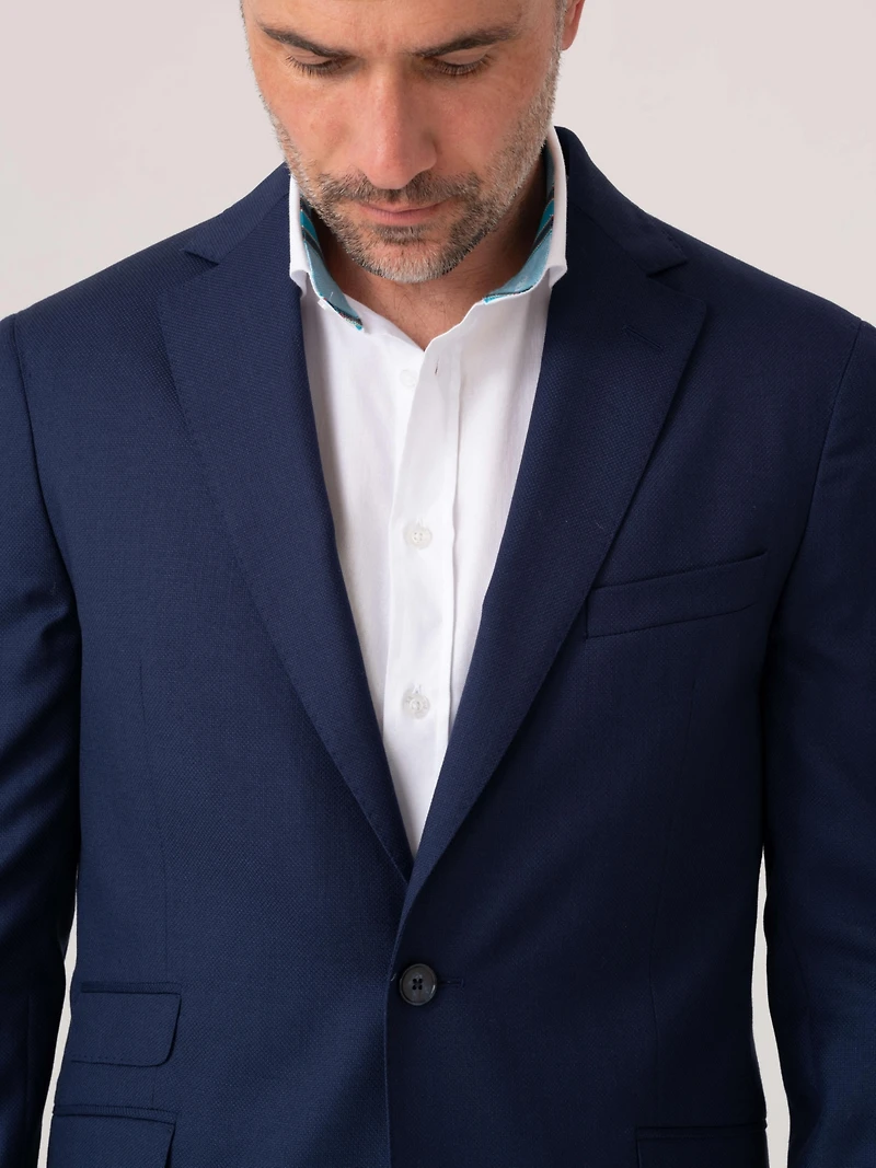 Koy Clothing Men's Classic Tailored Wool Blazer