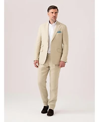 Koy Clothing Men's Linen/Wool/Silk Blend Tailored Blazer