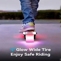 Electric Scooter for Kids with Adjustable Handlebar and Led Lights