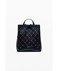 Desigual Women's Small perforated backpack with studs