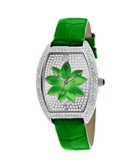 Christian Van Sant Women's Lotus Green Dial Watch - CV4853