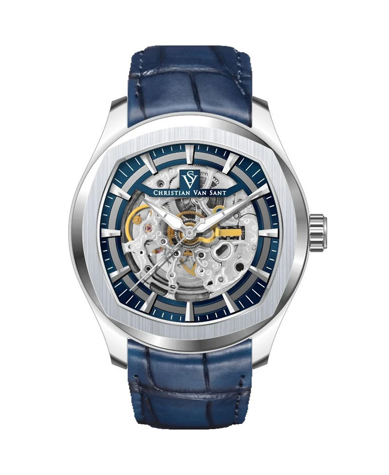 Christian Van Sant Men's Romeo Blue Dial Watch