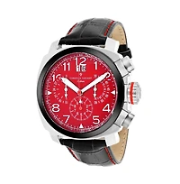 Christian Van Sant Men's Grand Python Red Dial Watch - CV3AU9
