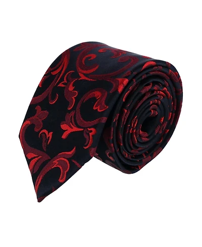Trafalgar Big & Tall Christian the Romantic Brocade Silk Necktie