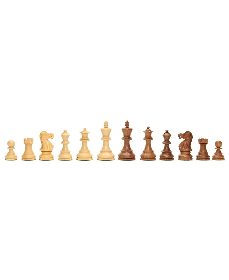 We Games English Staunton Chess Pieces, Weighted with 4 in. King