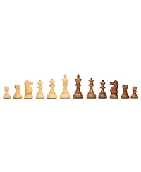 We Games English Staunton Chess Pieces, Weighted with 4 in. King