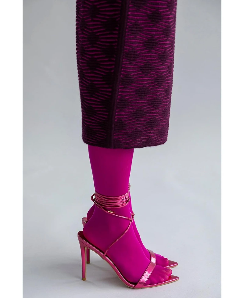 Sskein Women's Geometric Jacquard Knit Pencil skirt
