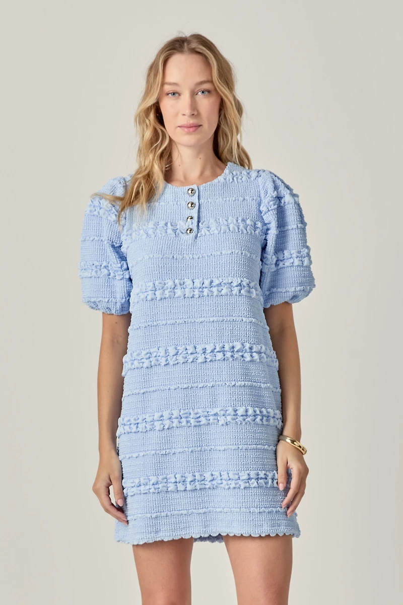 English Factory Women's Smocked Mini Dress
