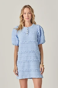 English Factory Women's Smocked Mini Dress