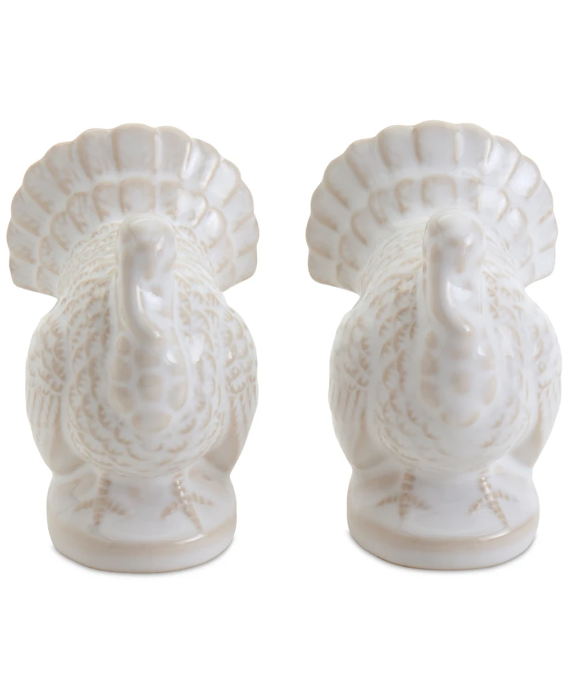 Haven Ceramic Turkey Salt & Pepper Shakers Set