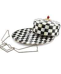 Mackenzie-Childs Courtly Check Cake Carrier