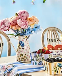 Mackenzie-Childs Wildflowers Pink Medium Practical Pitcher