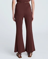 Kenneth Cole Women's Hollywood Waist Pull On Flare Leg Pants