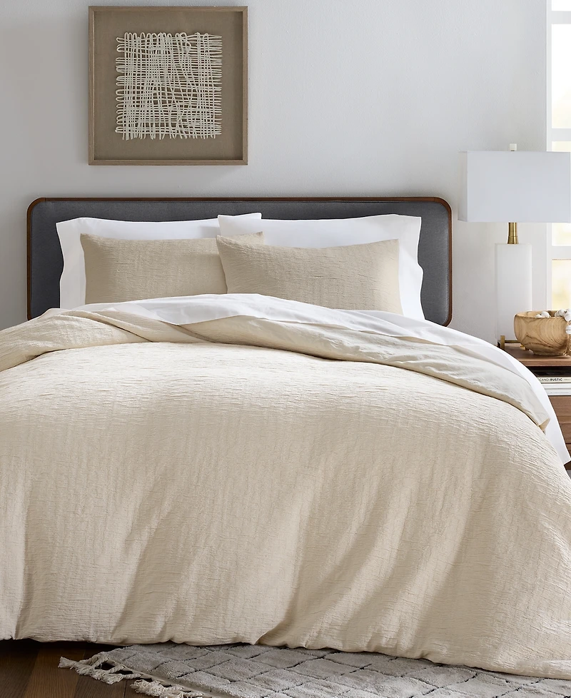 Oake Layered Horizons 3-Pc. Duvet Set, Full/Queen, Exclusively for Macy's