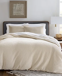 Oake Layered Horizons 3-Pc. Duvet Set, Full/Queen, Exclusively for Macy's