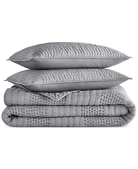 Oake Pick Stitch 3-Pc. Coverlet Set, Full/Queen, Exclusively for Macy's