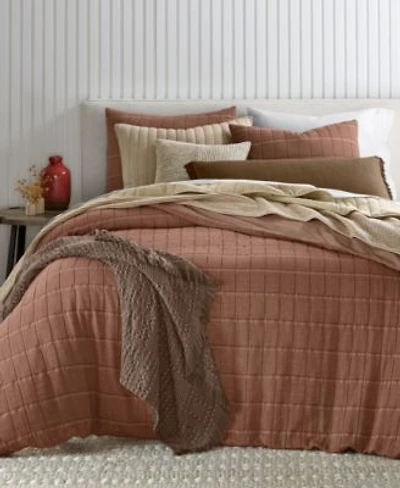 Oake Textured Check Comforter Set Exclusively For Macys