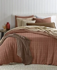 Oake Textured Check Comforter Set Exclusively For Macys
