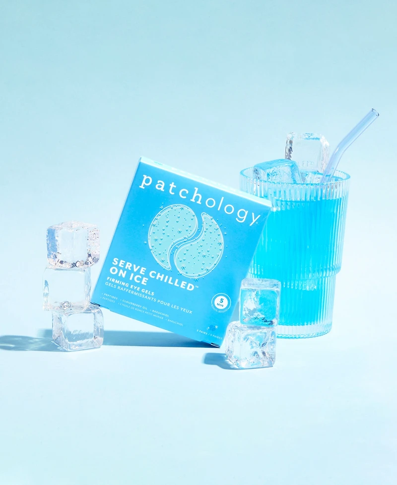 Patchology Serve Chilled On Ice Firming Eye Gels, 5 pairs