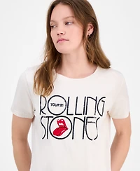 Lucky Brand Women's Rolling Stones Tour 81 Classic Cotton T-Shirt