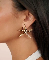Ettika Starfish Luxe Statement Earrings