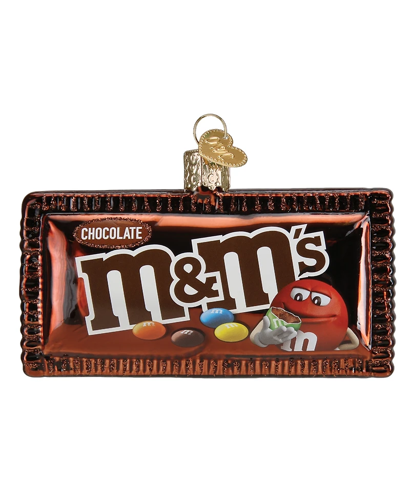 Old World Christmas 2.5" Mars Wrigley Candies M&M's Milk Chocolate Candy Ornament