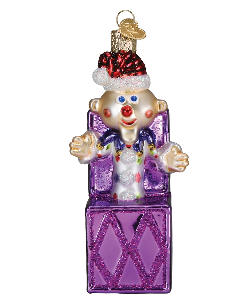 Old World Christmas 4.5" Rudolph the Red-Nosed Reindeer Charlie-In-The-Box Ornament
