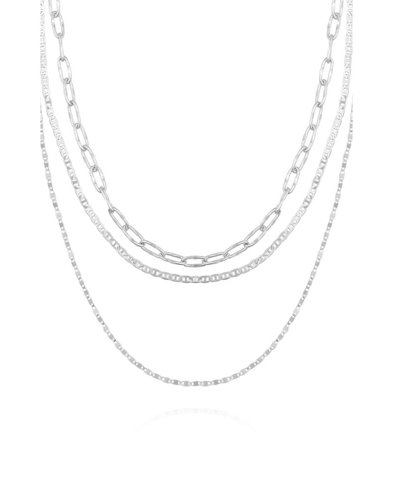 Vince Camuto Layered Chain Necklace Trio Set
