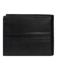 Tommy Hilfiger Men's Rfid Stripe Embossed Bifold Traveler Wallet