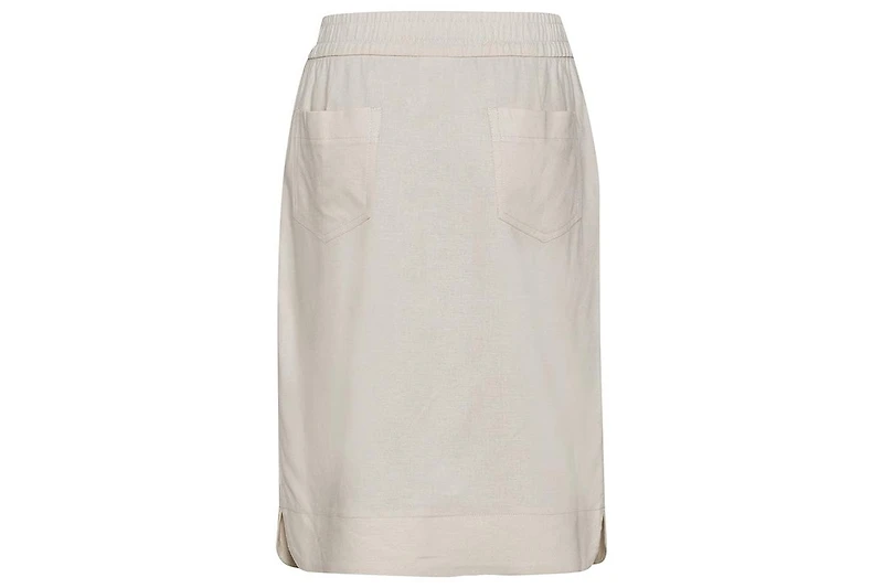 Olsen Women's Linen Blend Pull-On Skirt