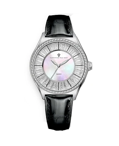 Christian Van Sant Women's Luna Mother of pearl Dial Watch