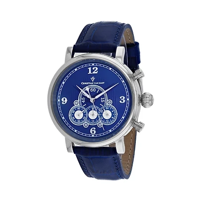 Christian Van Sant Men's Blue Dial Watch - CV0712