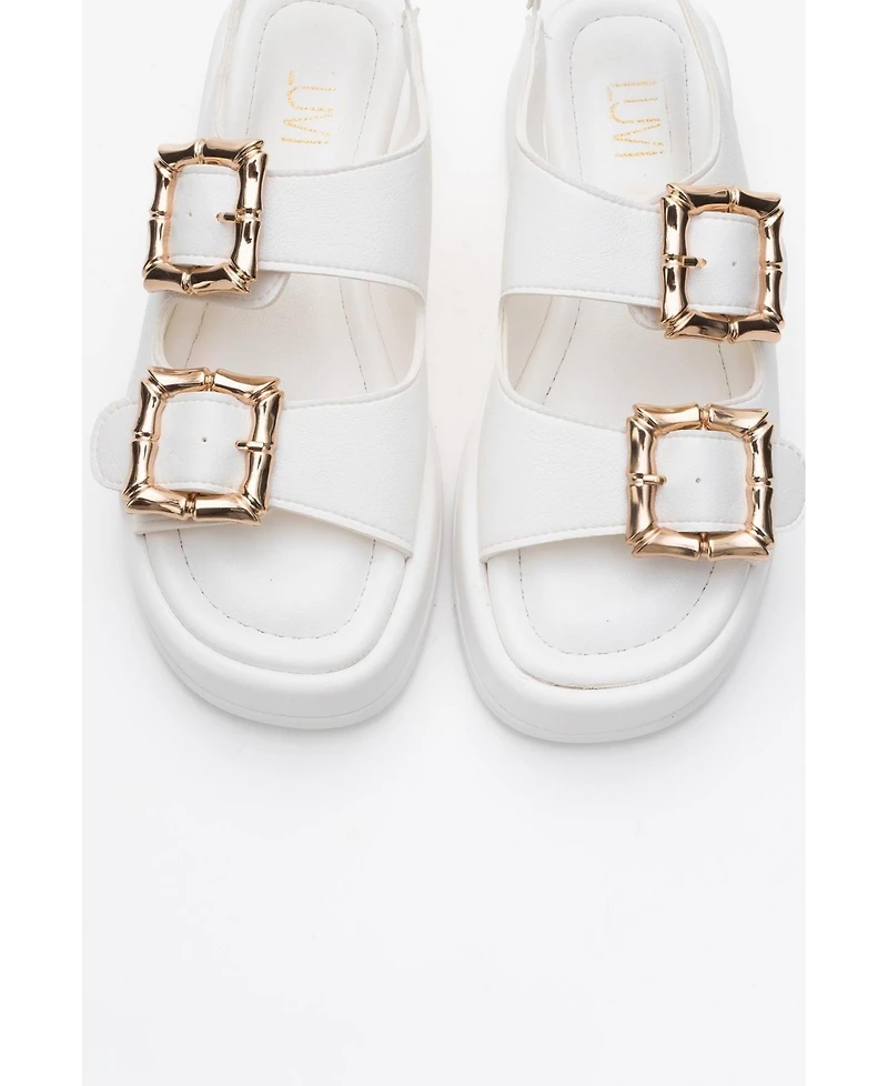 Prologue Shoes Slope Double Strap Sandal (Women)