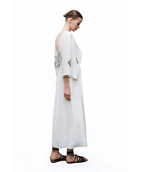 Nocturne Women's Maxi Dress with Embroidery Details