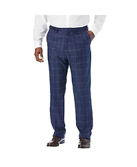 KingSize Big & Tall Easy Movement Plain-Front Expandable Dress Pants