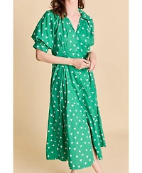 English Factory Women's Heart Printed Midi Dress