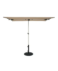 Mondawe 4.95FT x 6.93FT Rectangle Balcony Outdoor Umbrella