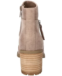 Bella Vita Women's Janita Block Heel Ankle Booties