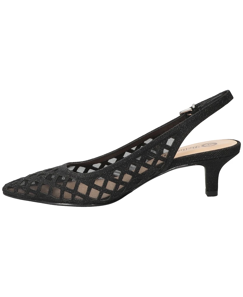 Bella Vita Women's Noel Slingback Pointed Toe Pumps
