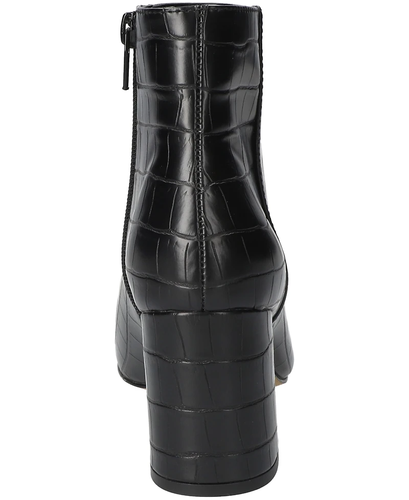 Bella Vita Women's Square Toe Ankle Booties