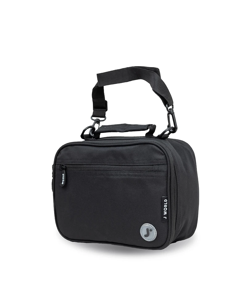 J World Boys and Girls Cody Insulated Kids Lunch Bag with Shoulder Strap