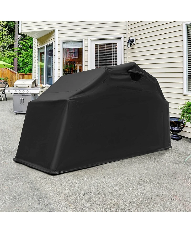 Costway 11.2' x 4.5' x 6.3' Waterproof Motorbike Storage Tent Outdoor Motorcycle Shelter