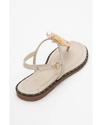Forever & Always Shoes Joe Leather Thong Sandal