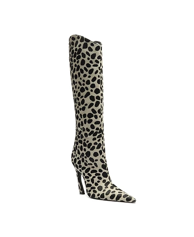 Schutz Women's Maryann Up Curve Pointy Toe Boots