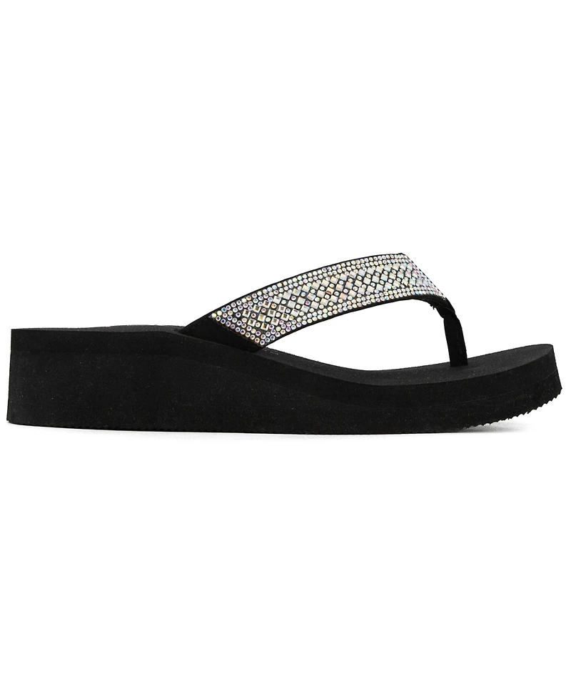 Sugar Women's Brad Embellished Wedge Sandals
